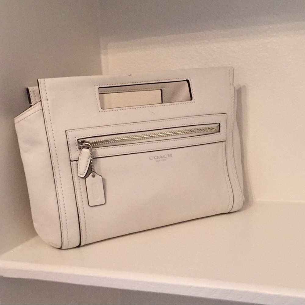Coach White Leather Women's Bag